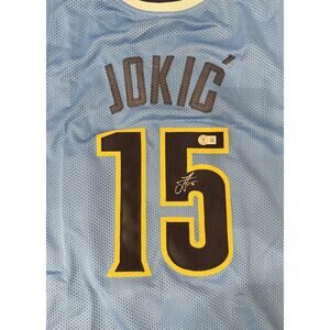 Nikola Jokic Signed Autographed Denver Nuggets Jersey💛 New/JSA Certified!